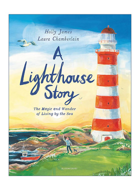 英文原版 A Lighthouse Story 灯塔故事 走进灯塔看守人的世界 精装彩色插画精美绘本 英文版 进口英语原版书籍