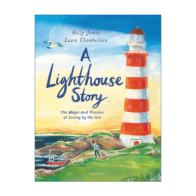 英文原版 A Lighthouse Story 灯塔故事 走进灯塔看守人的世界 精装彩色插画精美绘本 英文版 进口英语原版书籍
