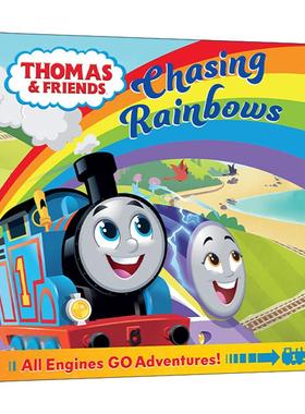 英文原版 Thomas & Friends Chasing Rainbows 托马斯小火车绘本 追彩虹 英文版 进口英语原版书籍