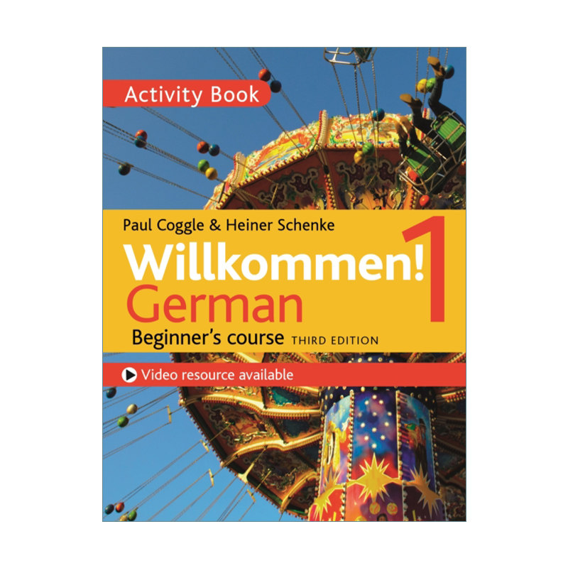 德语初级课程 英文原版 Willkommen 1 German Beginner's course 第三版 英文版 进口英语原版书籍