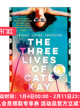英文原版 The Three Lives of Cate Kay 凯特凯的三面人生 Kate Fagan女性小说 英文版 进口英语原版书籍