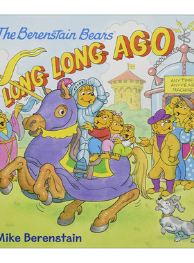 英文原版 The Berenstain Bears Long Long Ago很久很久以前 贝贝熊绘本 英文版 进口英语原版书籍