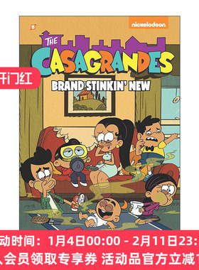英文原版 The Casagrandes 3 Brand Stinkin New 喧闹一家亲外传3 儿童全彩幽默漫画 英文版 进口英语原版书籍