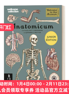 欢迎来到博物馆系列 英文原版 Anatomicum Junior 解剖馆 儿童版 7-9岁 精装 英文版 进口英语原版书籍