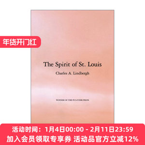 林白征空记 英文原版 The Spirit of St. Louis 圣路易精神 英文版 进口英语原版书籍
