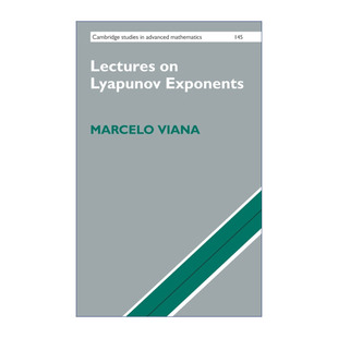 英文版 剑桥高等数学研究系列 Exponents 进口英语原版 精装 Lectures 书籍 李雅普诺夫指数讲座集 英文原版 Lyapunov