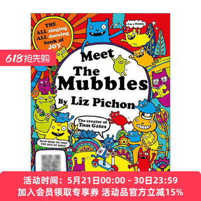 英文原版 Meet the Mubbles 微笑岛上的嘻哈一族 儿童幽默搞笑全彩漫画 英文版 进口英语原版书籍