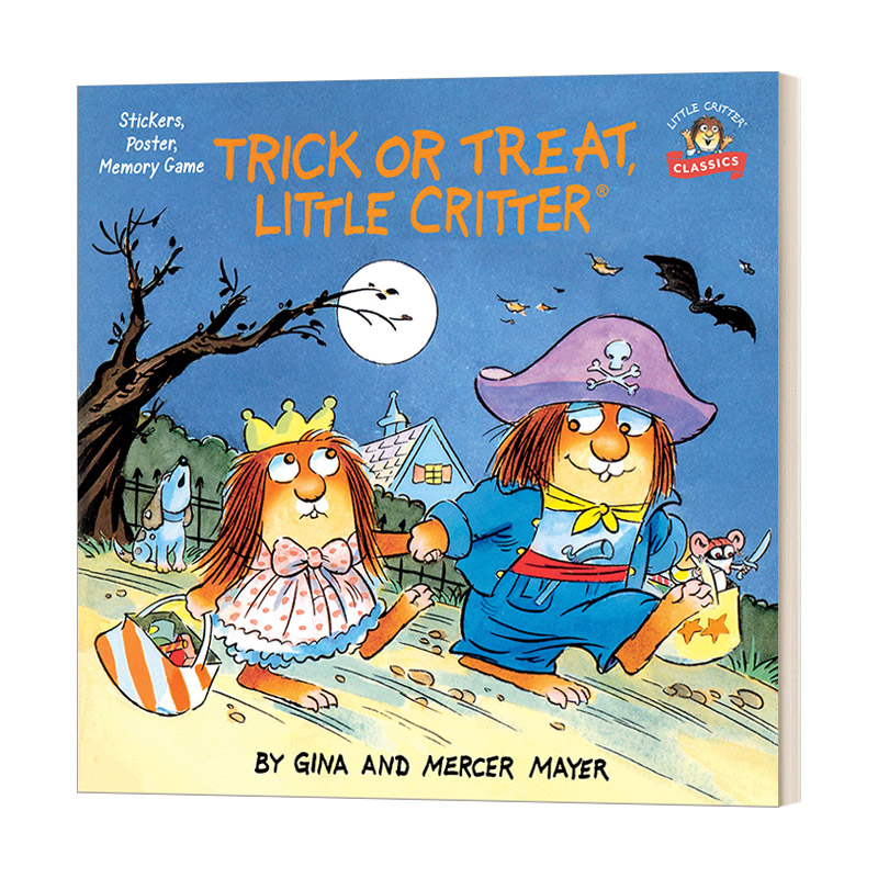 华研原版 英文原版 Trick or Treat Little Critter 不给糖就捣蛋 小动物 万圣节主题儿童绘本 英文版 进口英语原版书籍