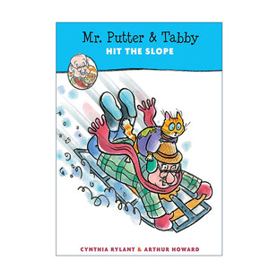 普特先生和虎斑猫滑斜坡 Mr.Putter the 英文原版 全彩版 进口英语原版 Tabby 英文版 书籍 Hit 桥梁书 Slope