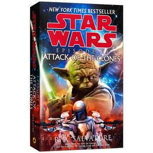 星球大战前传2 Attack Clones the 英文原版 Wars 进攻 英文版 克隆人 Episode 书籍 进口英语原版 Star 小说