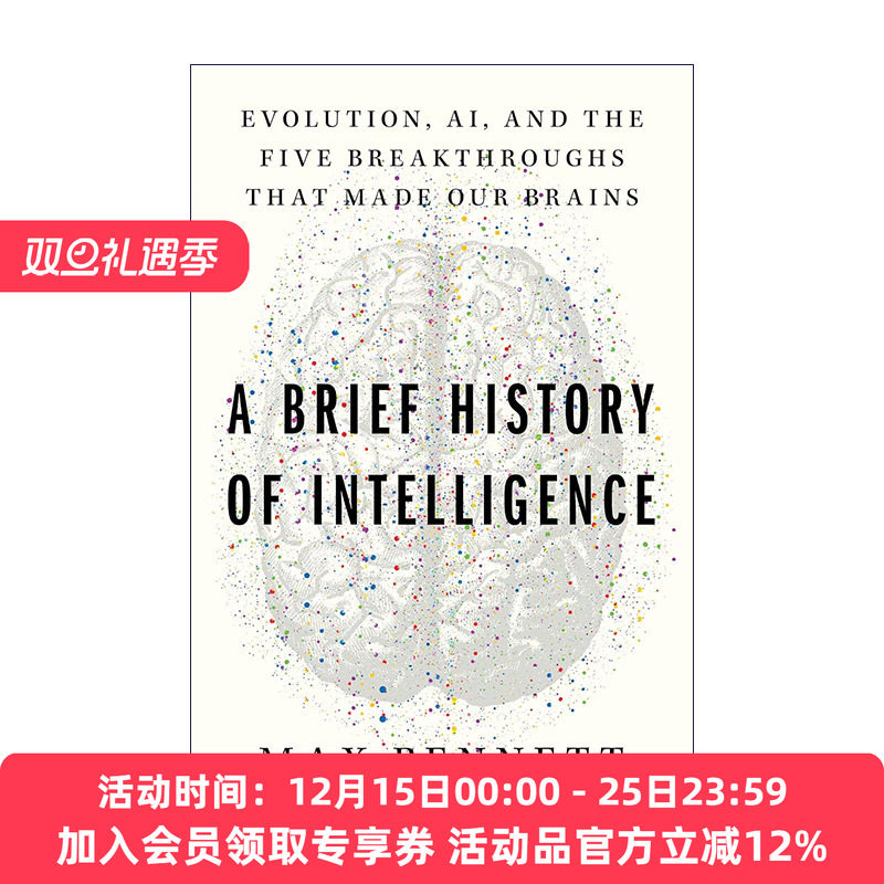 英文原版 A Brief History of Intelligence 智慧简史 进化人工智能和塑造我们大脑的五个突破 精装 英文版 进口英语原版书籍