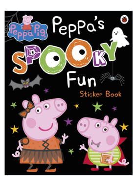 英文原版 Peppa Pig Peppa's Spooky Fun Sticker Book 小猪佩奇的万圣节贴纸书 英文版 进口英语原版书籍