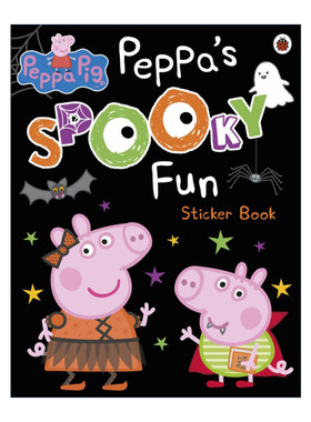 英文原版 Peppa Pig Peppa's Spooky Fun Sticker Book 小猪佩奇的万圣节贴纸书 英文版 进口英语原版书籍