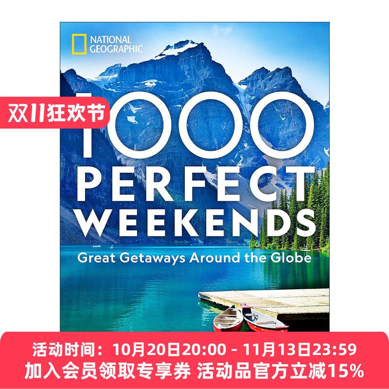 英文原版 1000 Perfect Weekends 1000个完美周末 环游世界的好去处 美国国家地理 旅游指南 精装 英文版 进口英语原版书籍