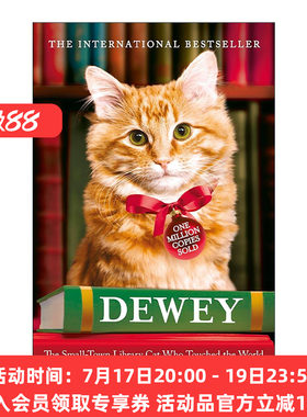 英文原版 Dewey 图书馆的小猫杜威 温馨真实故事 英文版 进口英语原版书籍