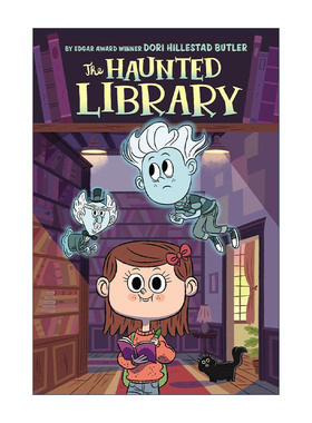 英文原版 The Haunted Library 01 闹鬼的图书馆系列1 儿童章节桥梁故事书 苏斯博士奖得主Dori Butler 英文版 进口英语原版书籍