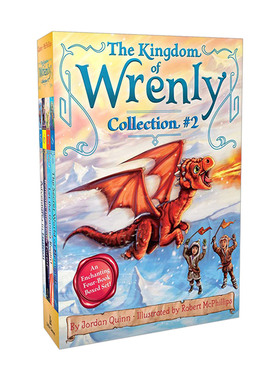 英文原版 The Kingdom of Wrenly Collection 2 儿童魔法故事 Wrenly王国系列5-8册盒装 英文版 进口英语原版书籍