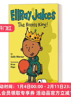 英文原版 Ellray Jakes 08 埃雷·杰克系列8 埃雷·杰克是休息大王 Sally Warner 6-8岁儿童社交友谊小说 英文版 进口英语原版书籍