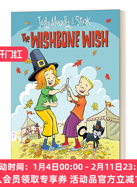 英文原版 Judy Moody and Stink The Wishbone Wish 稀奇古怪小朱迪 愿望 英文版 进口英语原版书籍