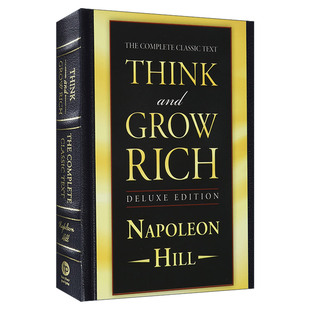 Grow 精装 英文版 书籍 英文原版 Napoleon Deluxe 进口英语原版 Edition Rich Hill拿破仑?希尔 思考致富 and 豪华收藏版 Think
