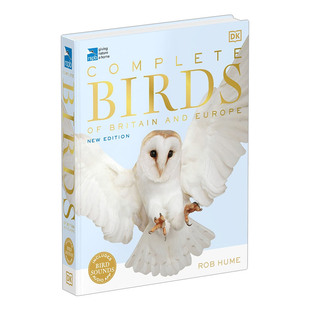 Europe RSPB Britain 英文原版 英国和欧洲 英文版 Birds DK动物科普百科读物 Complete 进口英语书籍 完整鸟类 and