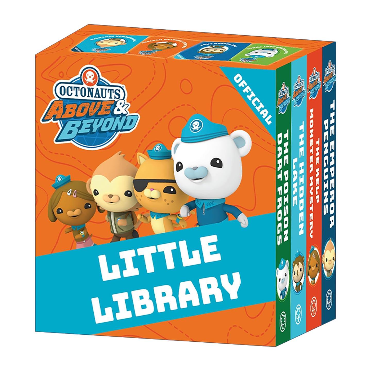 英文原版 Octonauts Above & Beyond Little Library 海底小纵队图书馆 超越极限 4册纸板书绘本套装 英文版 进口英语原版书籍