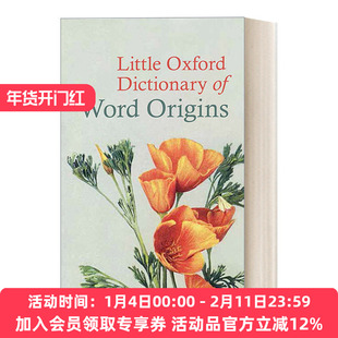 英文原版 Little Oxford Dictionary of Word Origins 精装牛津词根词典 英文版 进口英语原版书籍