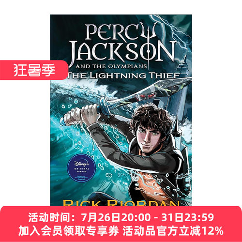 英文原版 Percy Jackson and the Olympians 波西杰克逊与奥林匹斯1 神火之盗 漫画版 Rick Riordan 英文版 进口英语原版书籍