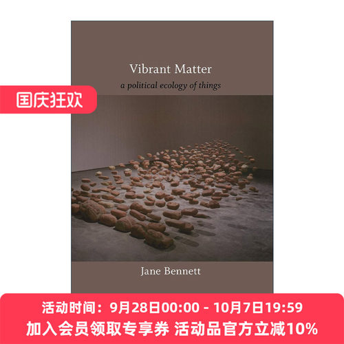 英文原版 Vibrant Matter 有活力的物 物的政治生态学 珍妮·本内特 英文版 进口英语原版书籍