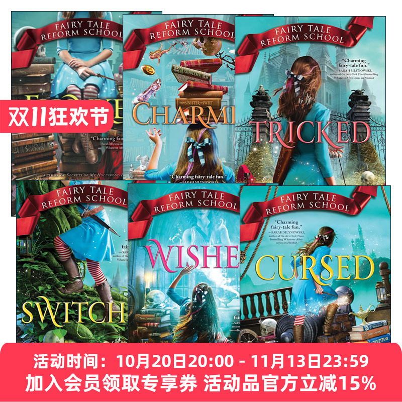 英文原版 Fairy Tale Reform School 童话改造学校系列1-6册 儿童冒险小说 Jen Calonita 许愿 魔咒 英文版 进口英语原版书籍