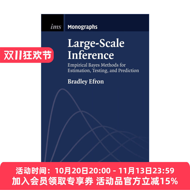 大规模统计推断 英文原版 Large-Scale Inference 数理统计学会专著系列 英文版 进口英语原版书籍