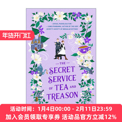 英文原版 The Secret Service of Tea and Treason 茶与叛逆的特勤局 危险少女系列3 奇幻浪漫小说 英文版 进口英语原版书籍