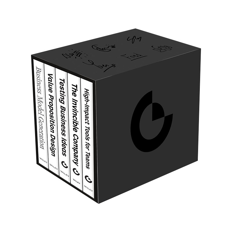 现货英文原版The Strategyzer Box Set战略人员5本盒装含商业模式新生代高绩效获利团队商业构想变现公司立于不败之地价值主张设计