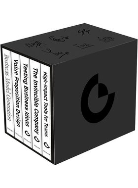 现货英文原版The Strategyzer Box Set战略人员5本盒装含商业模式新生代高绩效获利团队商业构想变现公司立于不败之地价值主张设计