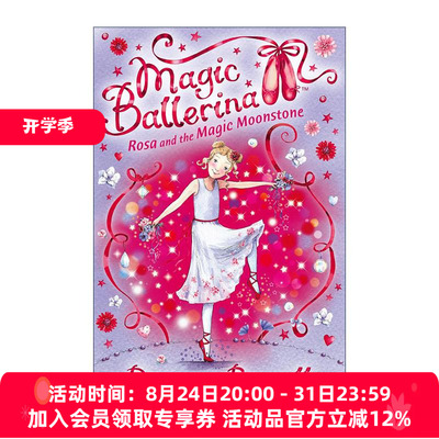 英文原版 Magic Ballerina Rosa and the Magic Moonstone 魔法芭蕾舞女系列 罗莎与魔法月光石 英文版 进口英语原版书籍