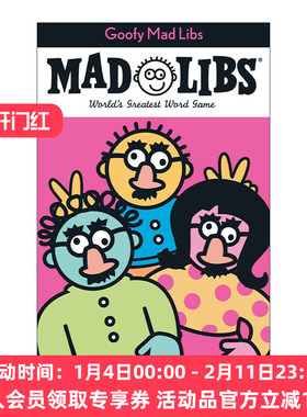 英文原版 Goofy Mad Libs 高手过招 疯狂填词游戏 英文版 进口英语原版书籍