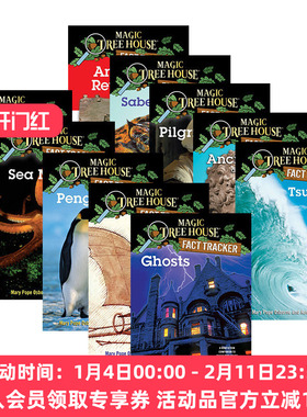 神奇树屋小百科系列11-20 英文原版 Magic Tree House Fact Tracker 美国小学生儿童英语章节小说故事书 英文版课外阅读桥梁书籍