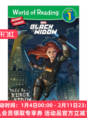 英文原版 World of Reading This is Balck Window 这就是黑寡妇 英文版 进口英语原版书籍