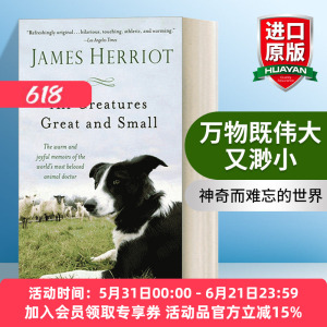 万物既伟大又渺小 英文原版 All Creatures Great and Small  吉米哈利 万物生灵英文原著 人与动物的故事 进口英语原版书籍