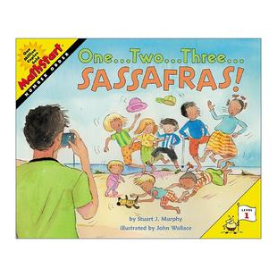 英文原版 Mathstart Level 1 One Two Three Sassafras 数学启蒙绘本1级 英文版 进口英语原版书籍