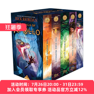 英文原版 Trials of Apollo The 5-Book Paperback Boxed Set 阿波罗的审判 5本套装 英文版 进口英语原版书籍