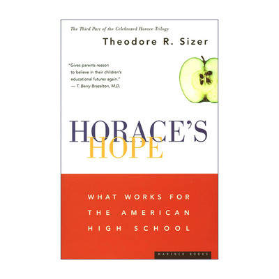 英文原版 Horace's Hope  霍勒斯的希望 什么对美国高中有效 安多佛菲利普斯校长Theodore Sizer 英文版 进口英语原版书籍