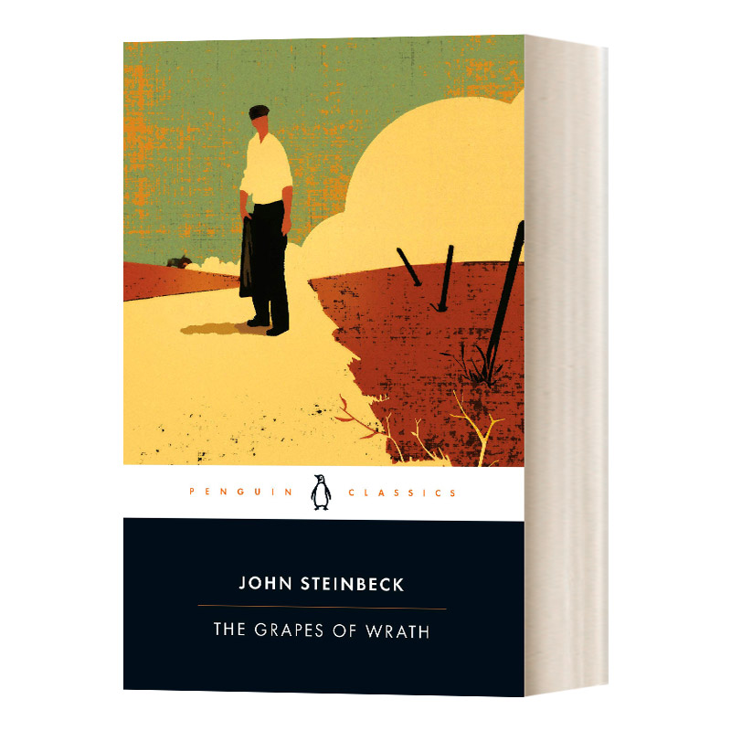 愤怒的葡萄 英文原版小说 The Grapes of Wrath Penguin Classics 企鹅经典文学小说 约翰斯坦贝克 诺贝尔文学奖 进口英语原版书籍