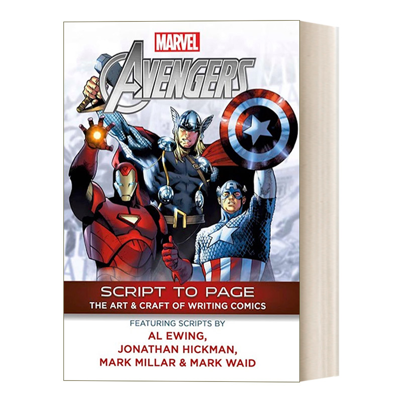 漫威复仇者联盟 英文原版 Marvels Avengers - Script To Page 漫画书幕后创作系列书籍顶级作家和编辑的剧本和评论 英文版 进口书