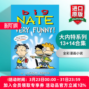 14合集 书籍 Nate 进口英语原版 英文版 全彩漫画小说 大内特系列13 Funny Very Big 英文原版
