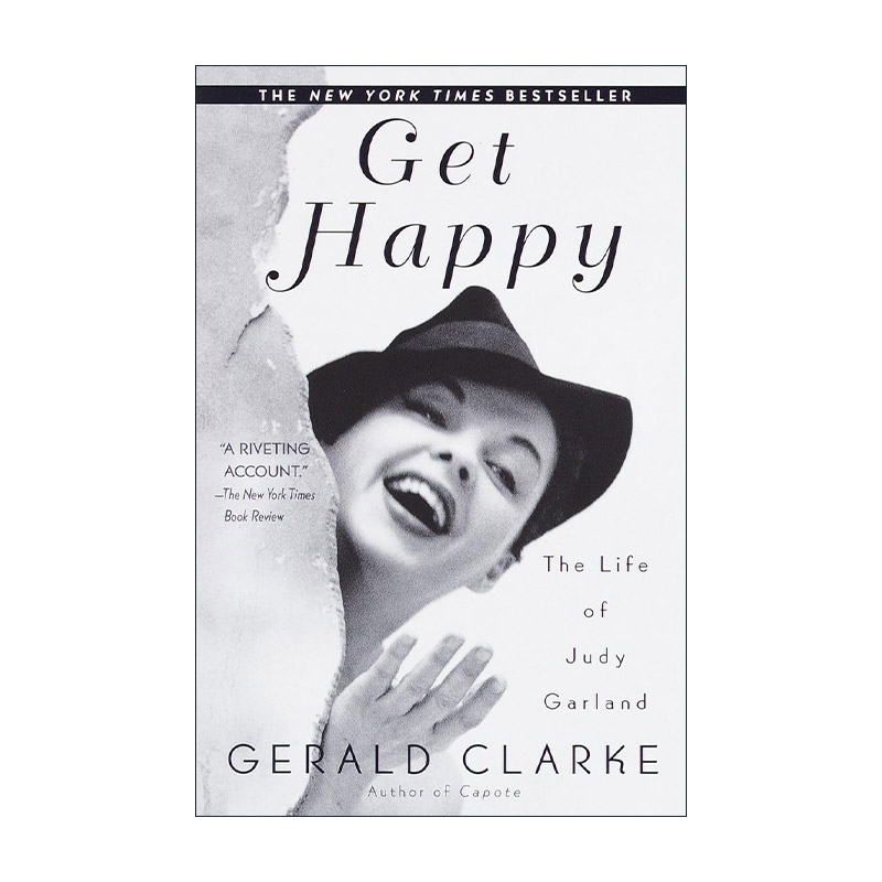 英文原版 Get Happy 快乐起来 朱迪·嘉兰传 奥斯卡 格莱美奖得主 Gerald Clarke 英文版 进口英语原版书籍