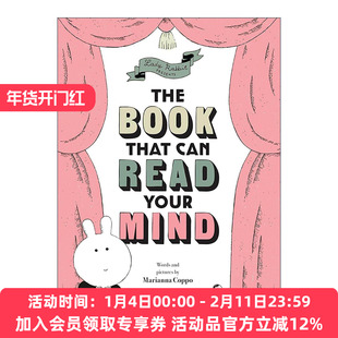 英文原版 The Book That Can Read Your Mind 一本能读懂你的书 精装图画书 意大利插画家玛丽安娜·科波 英文版 进口英语原版书籍