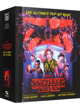 华研原版 怪奇物语3D立体书 精装 网飞奇幻美剧 英文原版 Stranger Things The Ultimate Pop-Up Book  进口书籍 搭怪奇物语设定集