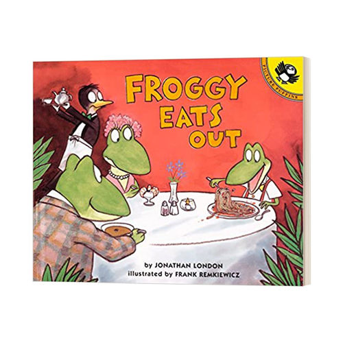 英文原版 Froggy Eats Out 小青蛙弗洛格在外面吃饭 大开绘本 英文版 进口英语原版书籍