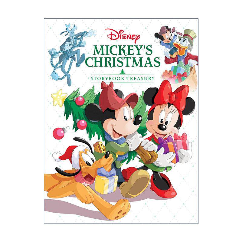 英文原版 迪士尼米奇老鼠圣诞节故事合集 Mickey's Christmas Storybook Treasury 儿童精装经典绘本 英文版 进口英语原版书籍